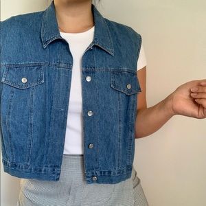 Vintage denim vest